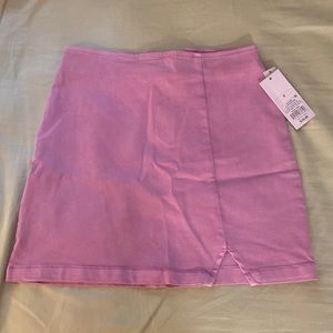 Pink/purple mini skirt!